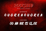 ROCKSEED - Brush Display Typeface, a Font by Gassstype (Thumbnail 7 of 8)