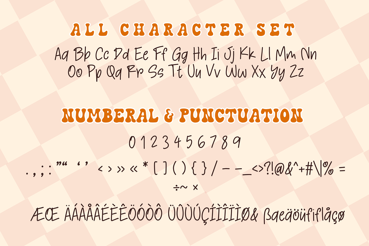 Groovy Master is a retro duo font, a Serif Font by Brown Cupple (Photo 7 of 8)