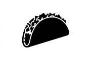 Stuffed Taco Silhouette Collection, an Object Graphic by Designer_Momina (Thumbnail 3 of 3)