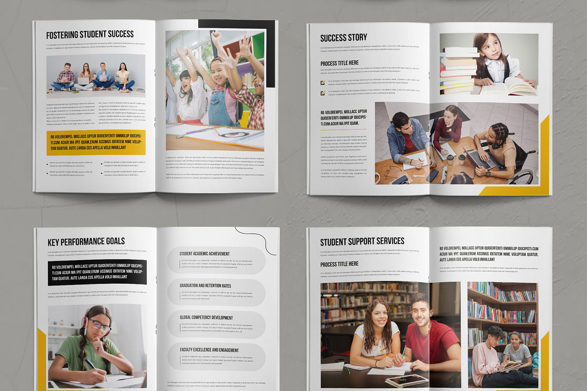 Education Brochure Template Layout, a Brochure Template by ContestDesign (Photo 3 of 3)
