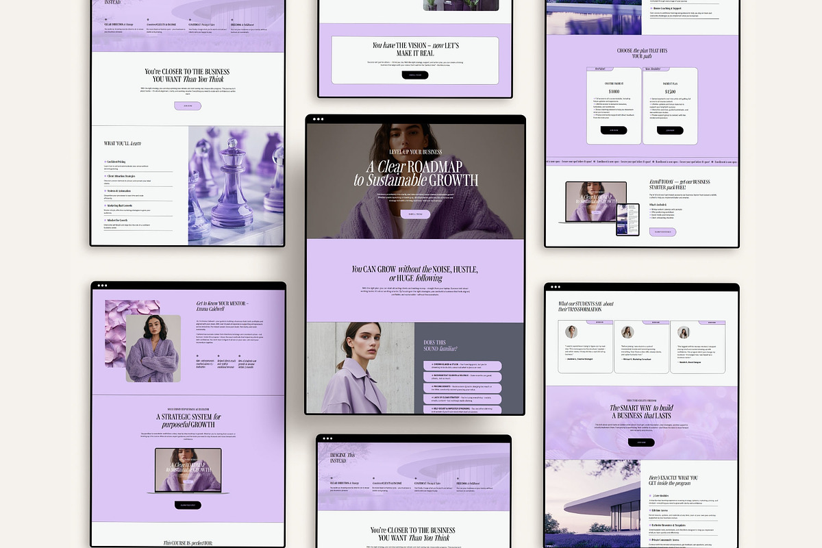 Sales Page Website Template, a Squarespace Template by 3.14&Co (Photo 3 of 11)