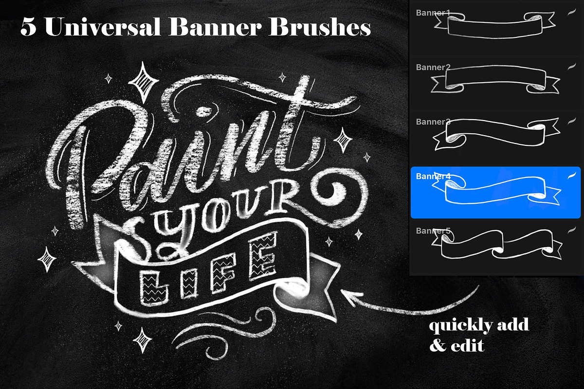 Realistic Chalk Drawings & Lettering preview 5