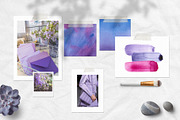 Violet backgrounds and strokes, a Background Graphic by LeriaArt watercolor (Thumbnail 2 of 5)