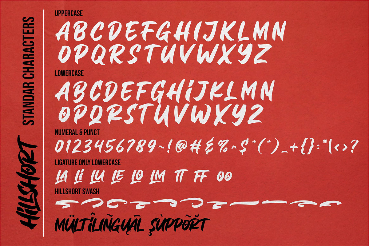 Hillshort -Urban Brush-, a Blackletter Font by ErgibiStudio (Photo 10 of 10)