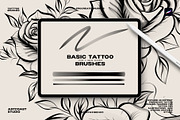 Procreate Basic Tattoo Brushes, a Brush Add-On by Spasibenko Art (Thumbnail 4 of 7)
