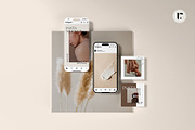 Instagram Post Mockup, an iPhone Mockup by Row Creative (Thumbnail 1 of 13)