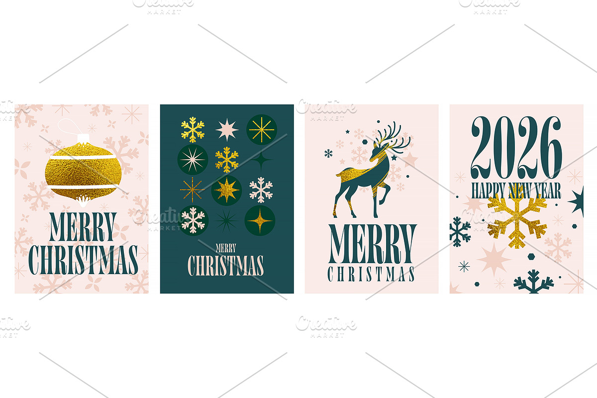 Christmas Elegant card design, an Object Graphic by Creative Graphics