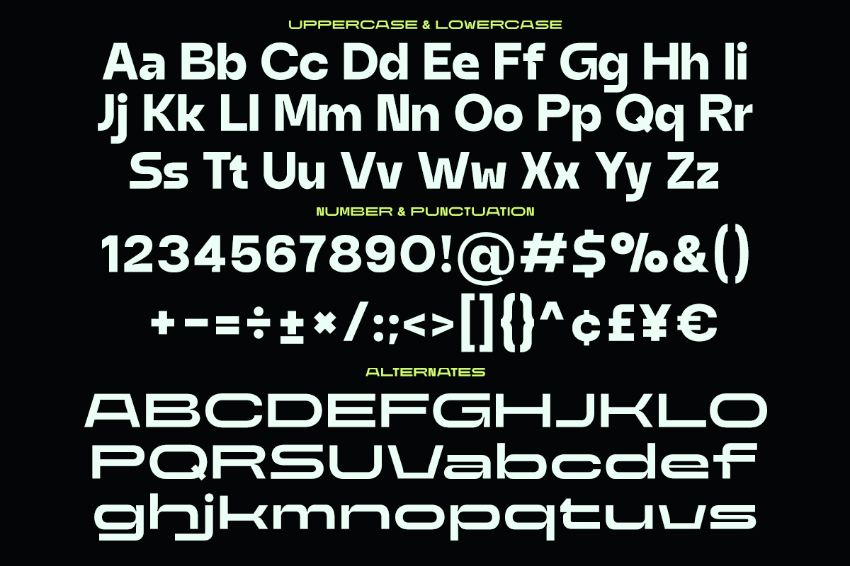 Your Brosh - Ultrawide Sans Serif, a Sans Serif Font by RagamKata (Photo 9 of 10)