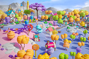 Fantasy 1, an Environmental 3D Model by ithappy (Thumbnail 4 of 40)