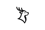 Deer Head Logo Collection, a Branding & Logo Template by Vectorium Studio (Thumbnail 19 of 25)