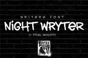 Night Wryter, a Font by PixelMoshpit (Thumbnail 1 of 6)