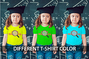 Little Scientists T-Shirt Mock-Up, a Shirt Mockup by Freeman Studio (Thumbnail 3 of 11)