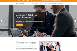 LT Company Onepage WordPress Theme