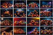 Jack O Lantern Wallpaper, a Background Graphic by Forhadx5 (Thumbnail 4 of 8)