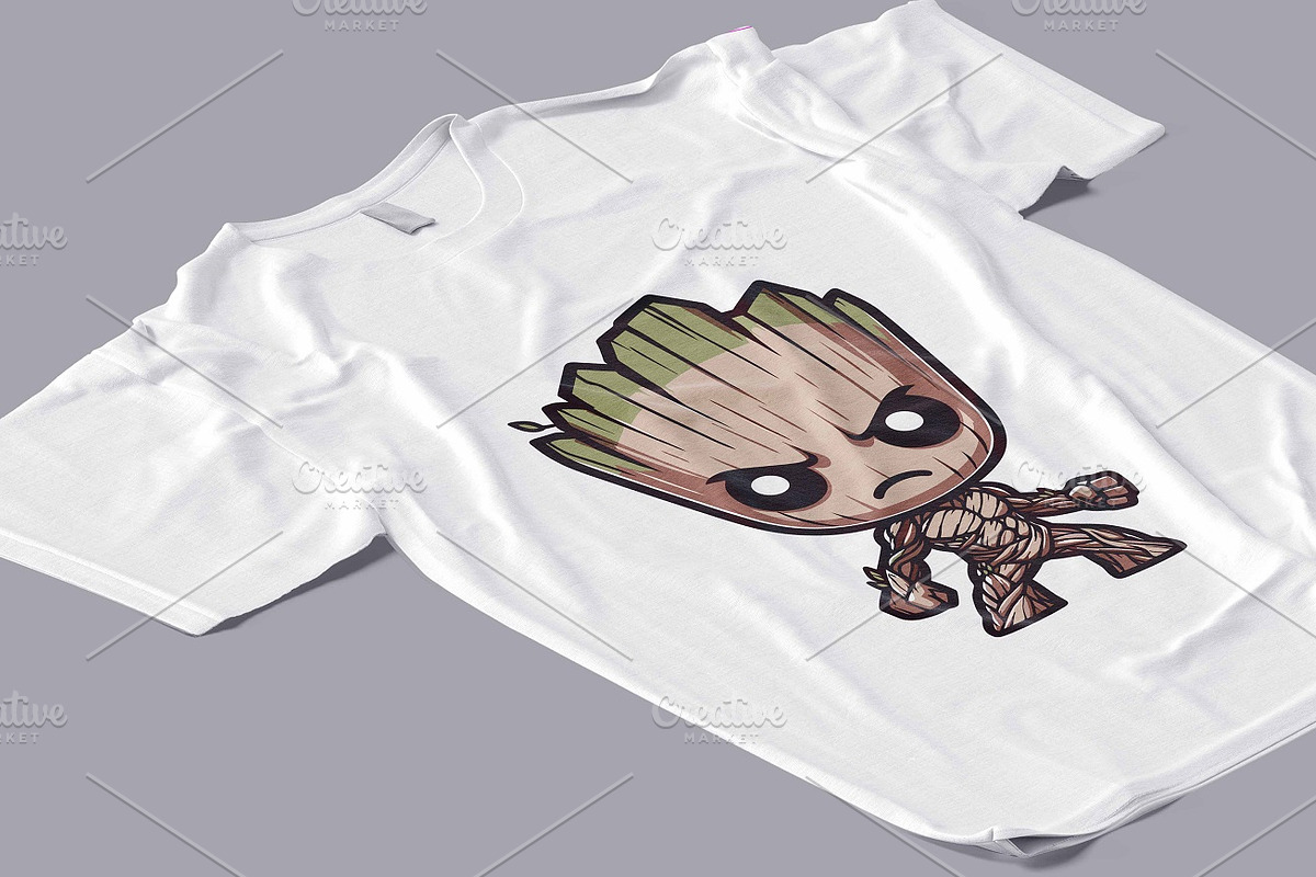 Chibi Superhero Vector Bundle, a Person Illustration by FancyDesignStudio (Photo 7 of 7)