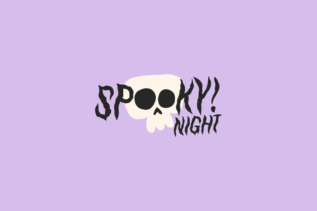 HalloQueen / Spooky Halloween font, a Handwritten Font by supfonts (Photo 3 of 7)