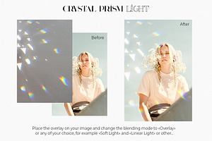 Crystal Prism Light / 30 Overlays