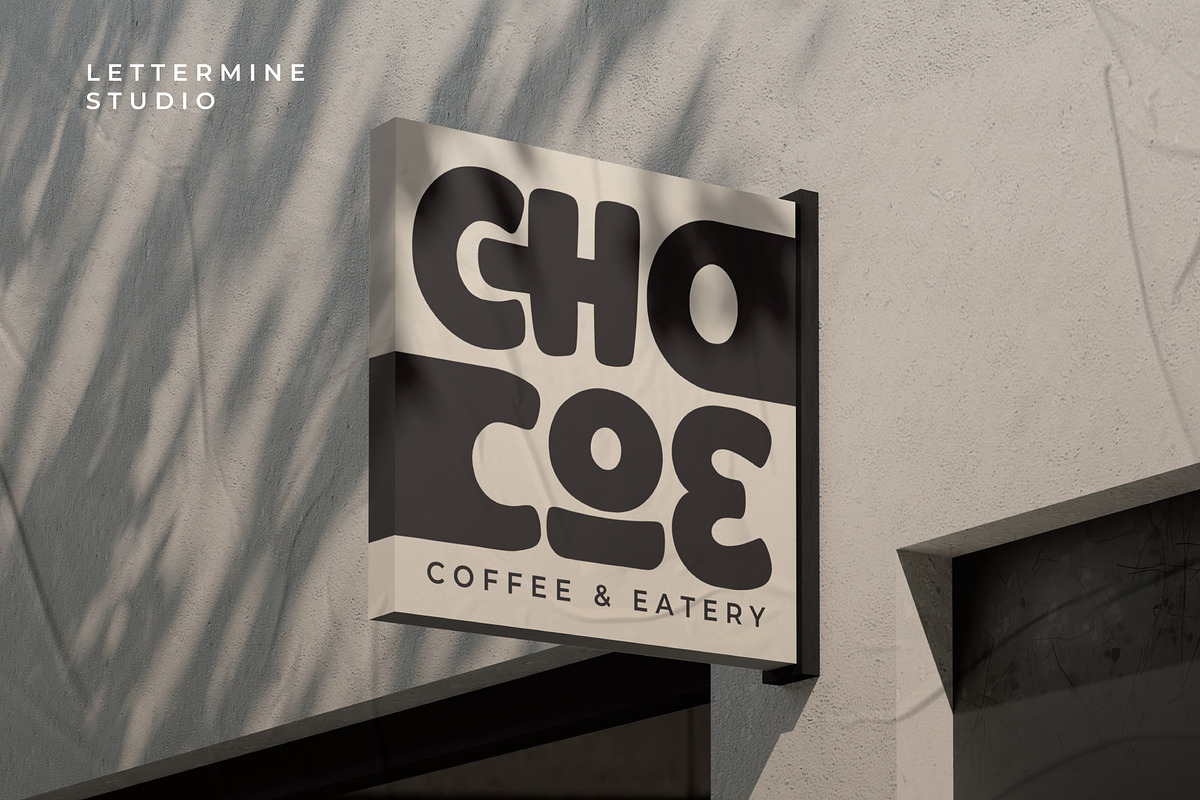 Buhega Chocoo – Bold Food Font, a Font by Lettermine (Photo 5 of 9)