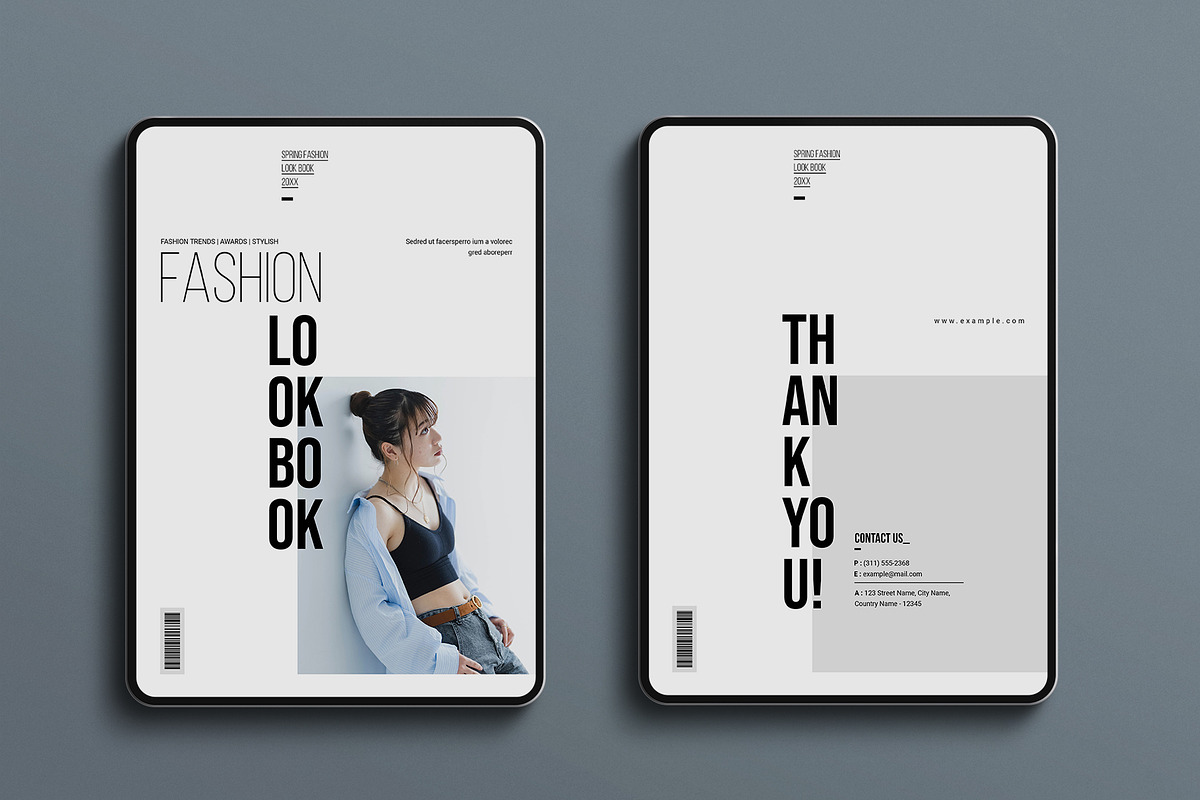 Digital LookBook Template, a Magazine Template by E-Type (Photo 7 of 7)