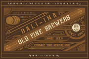 American Whiskey, a Serif Font by Burntilldead (Thumbnail 2 of 7)