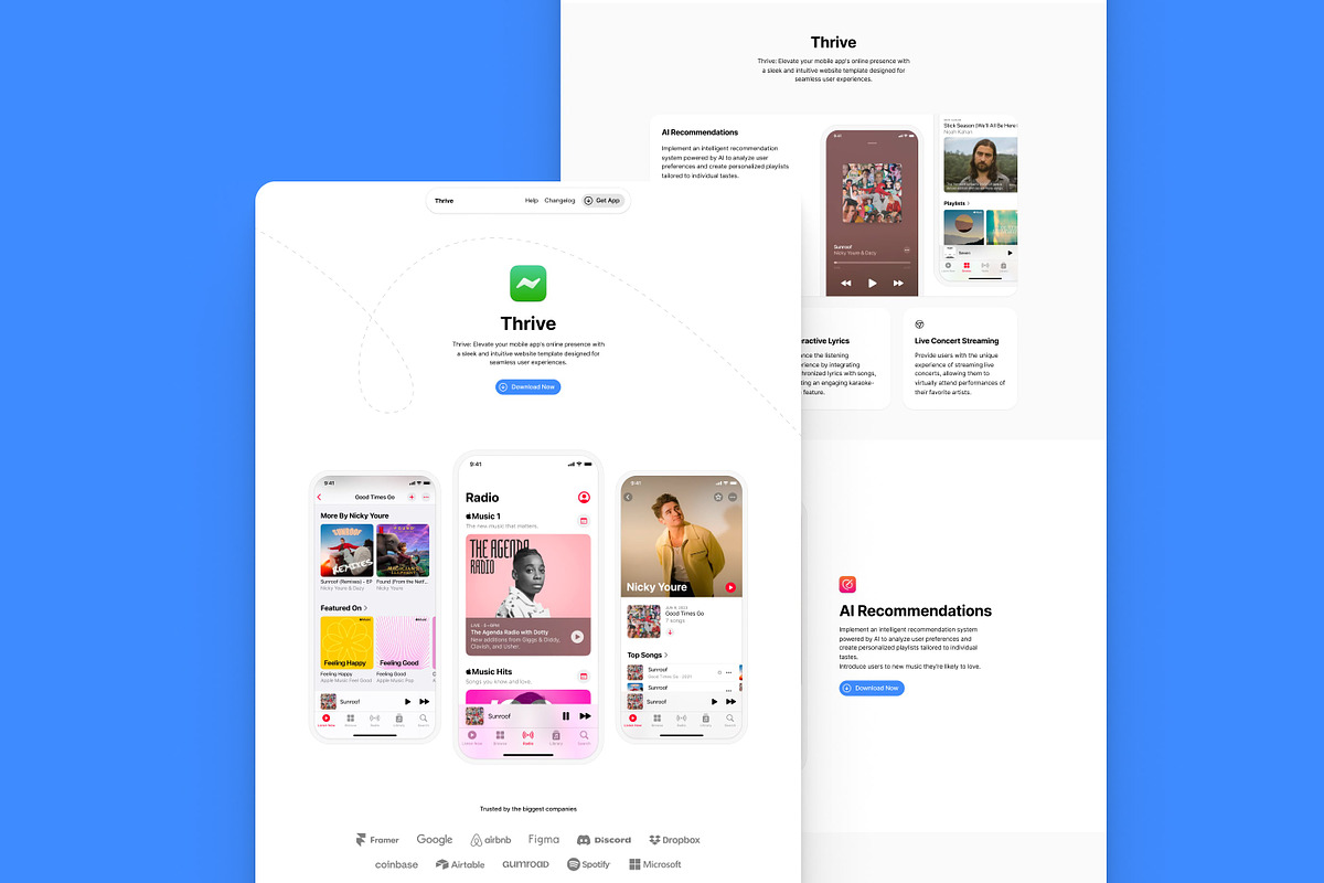 Elitra - Mobile App Framer Template, a Landing Page Template by Asad Digital (Photo 2 of 3)