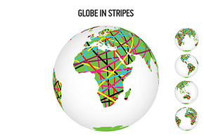 Globe in Stripes