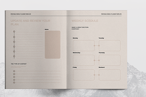 Printable Weekly Planner Template