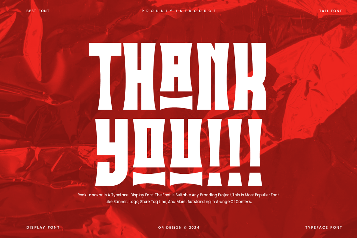 Rook Lanakox - Typeface Font, a Sans Serif Font by QR Design Studio (Photo 7 of 7)