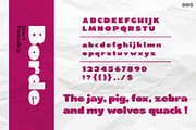 Borde, a Sans Serif Font by Hart Foundry™ (Thumbnail 6 of 11)