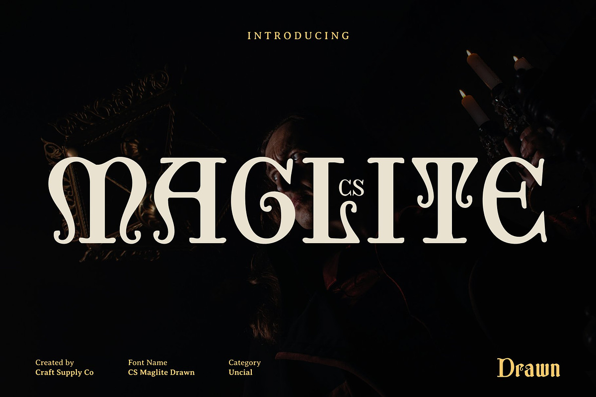 CS Maglite Drawn, a Serif Font by Craft Supply Co. (Photo 1 of 8)