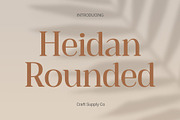 Heidan Rounded, a Serif Font by Craft Supply Co. (Thumbnail 1 of 8)
