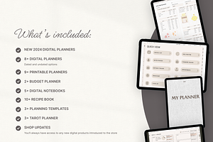 Bundle Updated Digital Planners