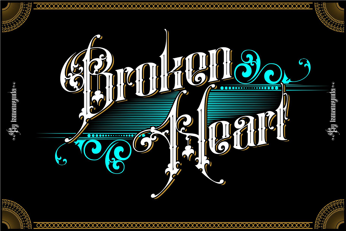 FELTURAS, a Blackletter Font by ismanayuda (Photo 2 of 6)