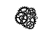 Gear & Cogwheel Silhouette Vector Bu, an Illustration by jahid234 (Thumbnail 19 of 51)