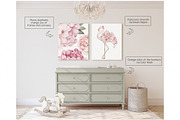 ROMANTIC NURSERY Wall&Frame Mockups, a Poster Template by MyHomeMockups (Thumbnail 7 of 10)