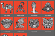 98% OFF Animal set and big bundle, an Animal Illustration by Somjai King (Thumbnail 10 of 15)