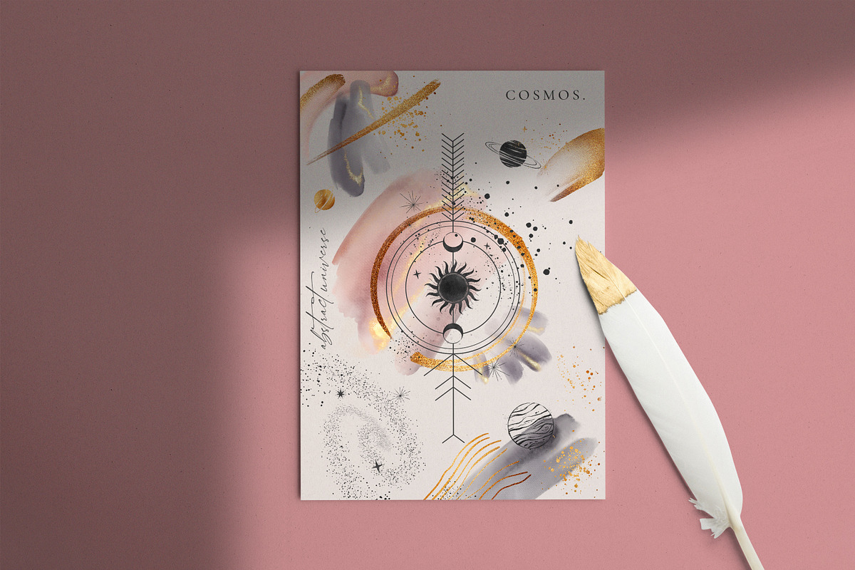 Universe Secrets Illustration Bundle, an Illustration by CarmineType (Photo 9 of 17)