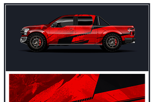 Dynamic Race Car Graphics Set, a Texture Illustration by CarWrap design