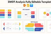 SWOT Analysis PowerPoint Templates, a Presentation Template by KARMA TEMPLATES (Thumbnail 1 of 3)