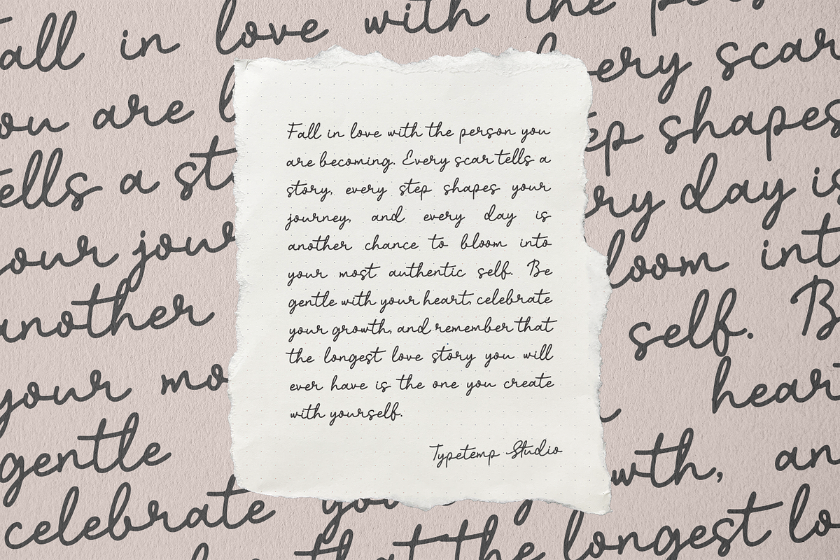 Reclaire - Monoline Signature Font, a Script Font by Typetemp Studio (Photo 12 of 13)