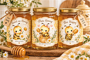 Honey Bee Clipart, an Animal Illustration by Villa 11 Estudio (Thumbnail 9 of 11)