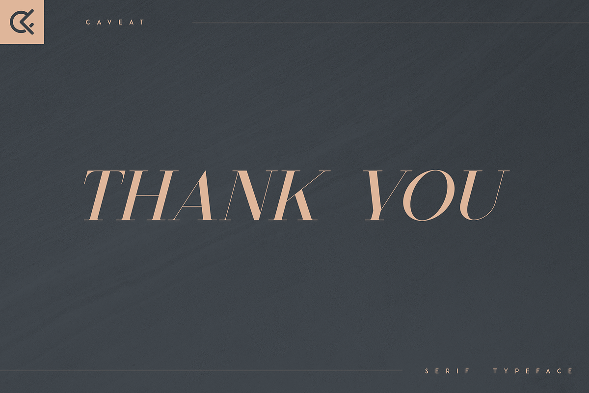 Caveat - Luxury Serif Typeface, a Serif Font by Only Fonts (Photo 10 of 10)