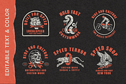 Motorcycle Vector Illustrations, an Illustration by Localmad (Thumbnail 4 of 7)
