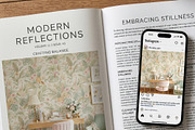 Home Office Wallpaper Mockup PSD, a Household Mockup by 1001 mockups (Thumbnail 5 of 13)