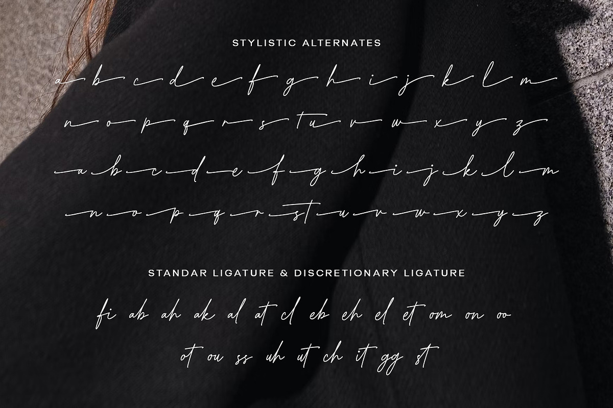Botical Handwritten Signature Font, a Script Font by nizarbagasm (Photo 7 of 8)