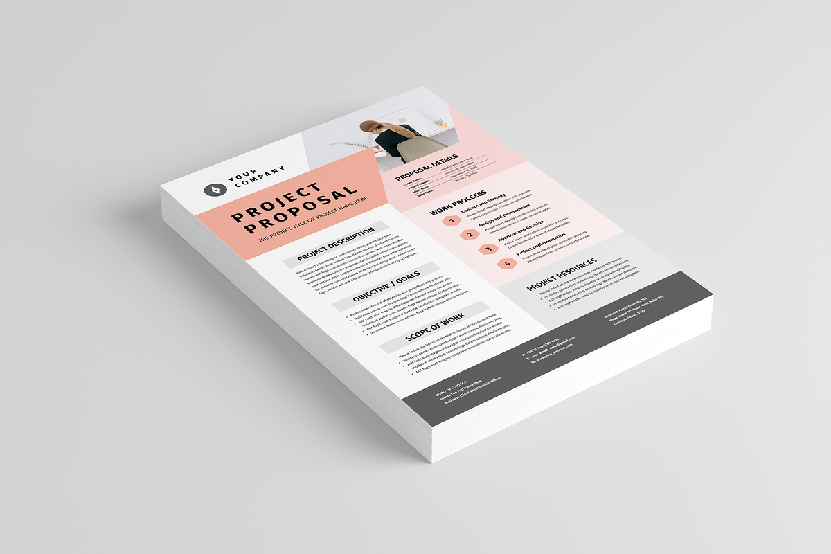 Project Proposal, a Stationery Template by Leaflove (Photo 2 of 5)
