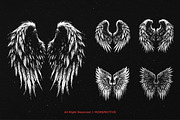 10 Bundle Dark Art Angel Wings, an Illustration by Morspective (Thumbnail 5 of 7)