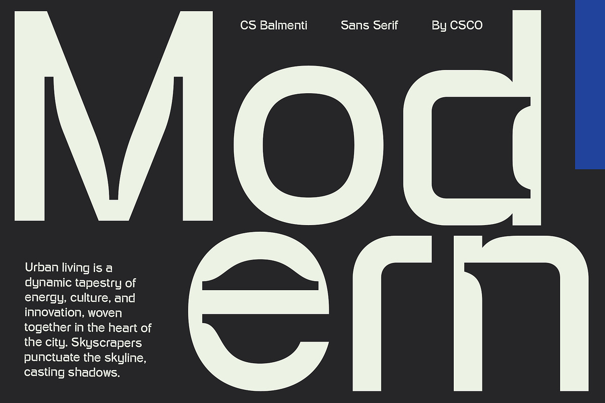 CS Balmenti– Display Sans Serif Font, a Sans Serif Font by Craft Supply Co. (Photo 3 of 8)
