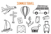 Summer vector doodles bundle, a Graphic by InkySplash (Thumbnail 3 of 4)