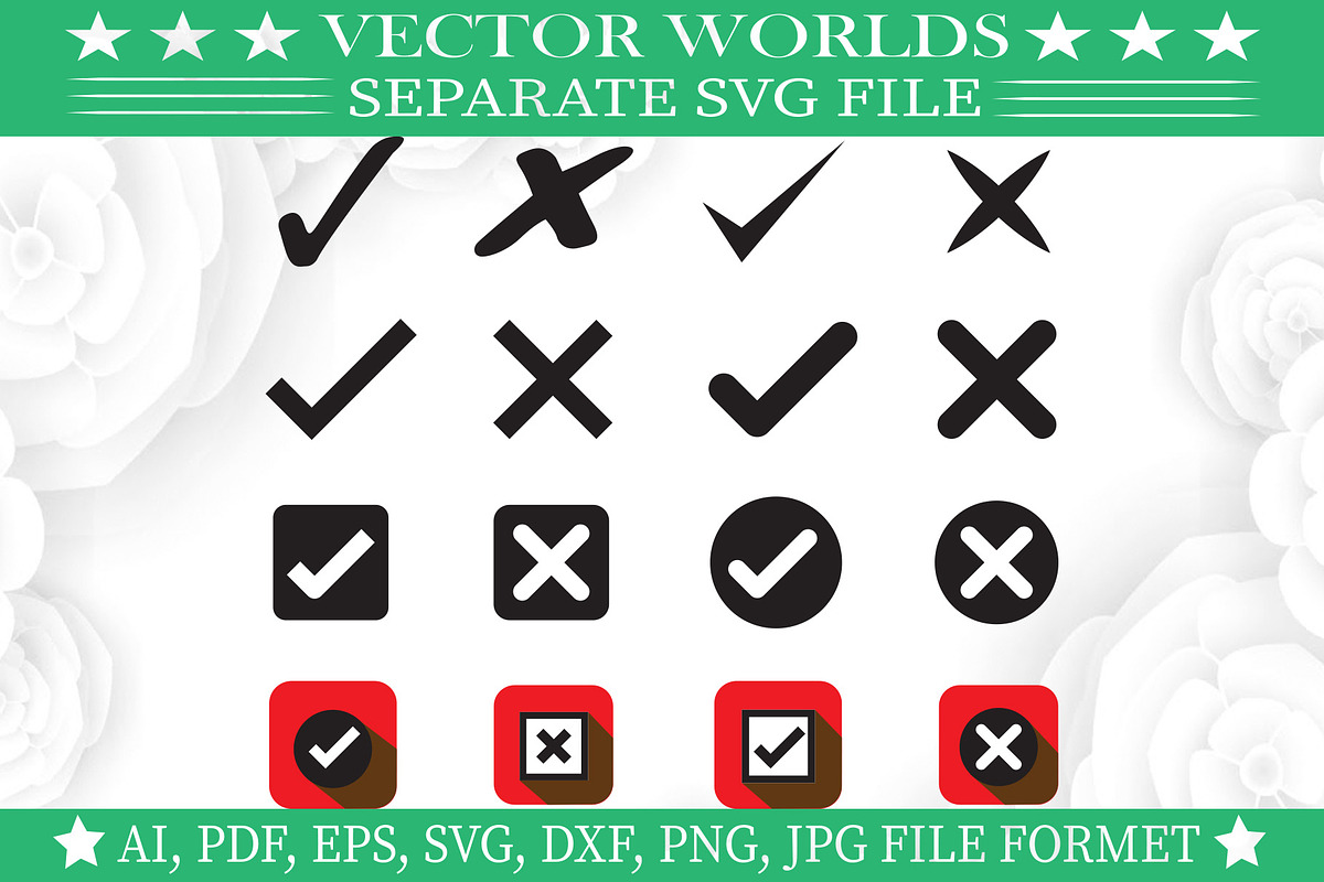 Check Mark Svg, Mark Svg, an Object Graphic by VectorWorlds